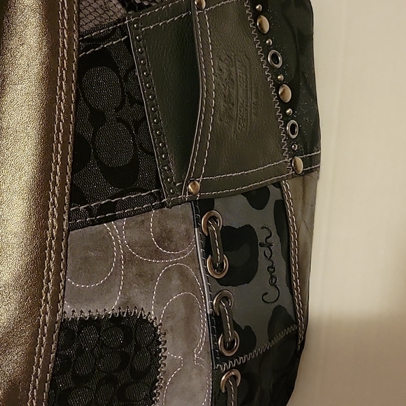 NWT: COACH Tonal Patchwork Zoe - Picture 10 of 16